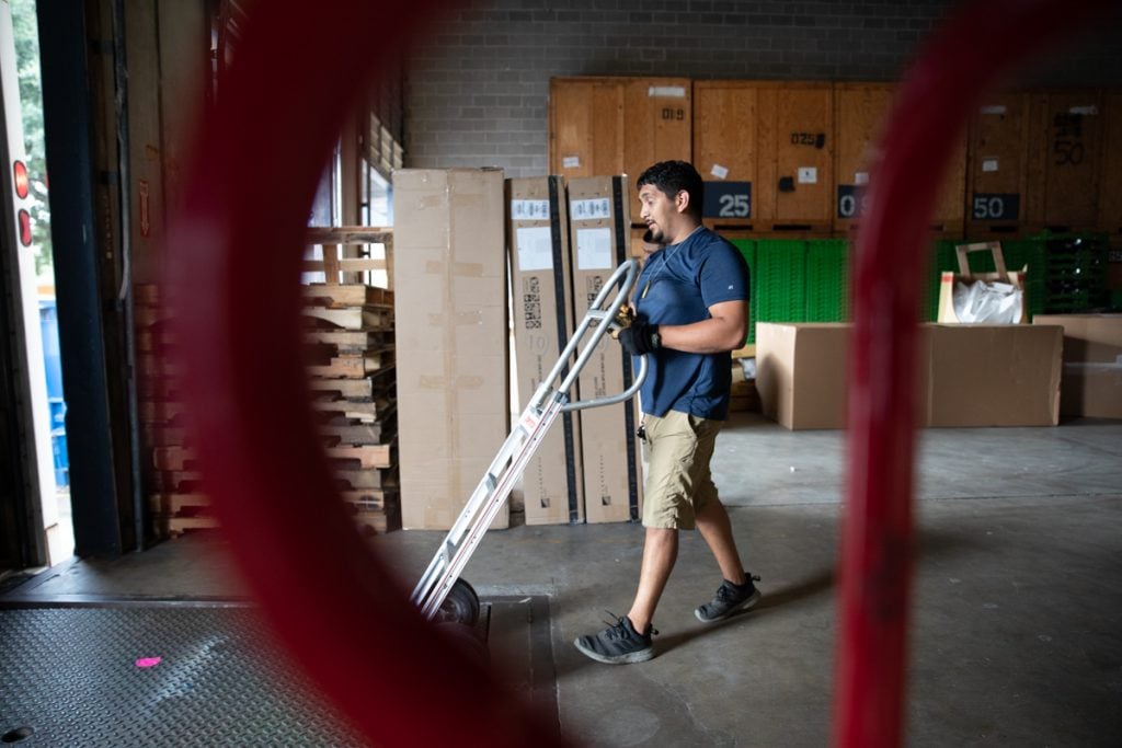 final mile logistics worker